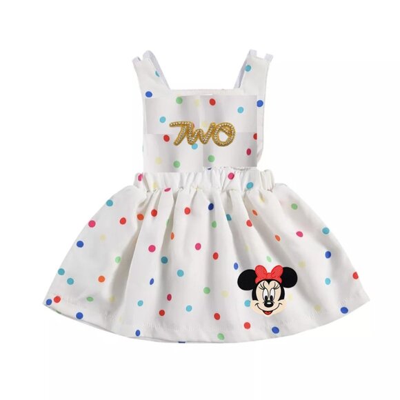 Minnie Mouse Dress Minnie Mouse Second Birthday Minnie Dress Birthday Clothes